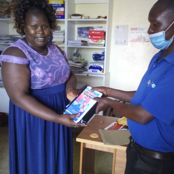 Gibbens School, Kenya received books for reading program